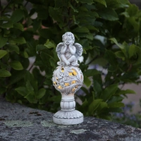 LED Solar Gartenfigur Grabdeko Engel 6 Stunden Leuchtdauer H: 27cm Lichtsensor LED Solar Gartenfigur Grabdeko Engel 6 Stunden Leuchtdauer H: 27cm Lichtsensor