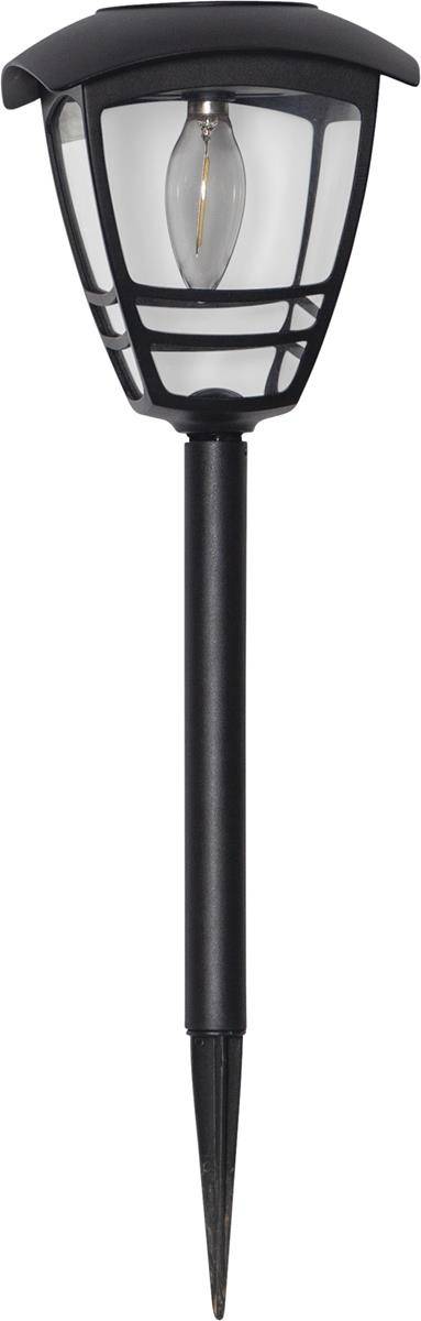 LED Solar Wegleuchte Felix, warmweiße Filament LED, 45x14cm, Dämmerungssensor