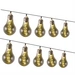 LED Solar Lichterkette 10 Glühbirne rauchig grau 4,5m 2Modi Retro Garten Balkon LED Solar Lichterkette 10 Glühbirne rauchig grau 4,5m 2Modi Retro Garten Balkon