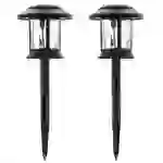 LED Solar Gartenleuchte 3in1 Laterne/Hängeleuchte/Wegleuchte Lichtsensor 2er Set LED Solar Gartenleuchte 3in1 Laterne/Hängeleuchte/Wegleuchte Lichtsensor 2er Set