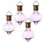 LED Solar Glühbirne Kugelleuchte Solarleuchte Terrasse Balkon Garten lila 4Stück LED Solar Glühbirne Kugelleuchte Solarleuchte Terrasse Balkon Garten lila 4Stück