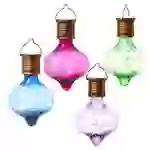 LED Solar Glühbirne Kugelleuchte Solarleuchte Terrasse Balkon Garten bunt 4Stück LED Solar Glühbirne Kugelleuchte Solarleuchte Terrasse Balkon Garten bunt 4Stück