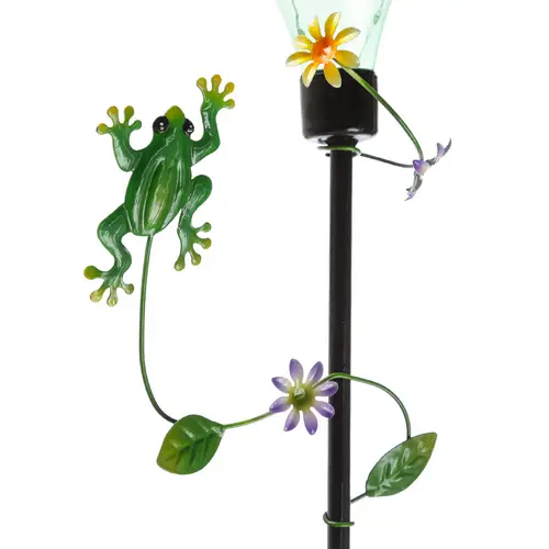 LED Solar Gartenstecker Frosch Erdspieß Glühbirne für Garten Balkon H: 84cm LED Solar Gartenstecker Frosch Erdspieß Glühbirne für Garten Balkon H: 84cm