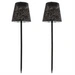 LED Solar Gartenleuchten Blumenmuster Gartenstecker Erdspieß Wegleuchte 58cm 2St LED Solar Gartenleuchten Blumenmuster Gartenstecker Erdspieß Wegleuchte 58cm 2St