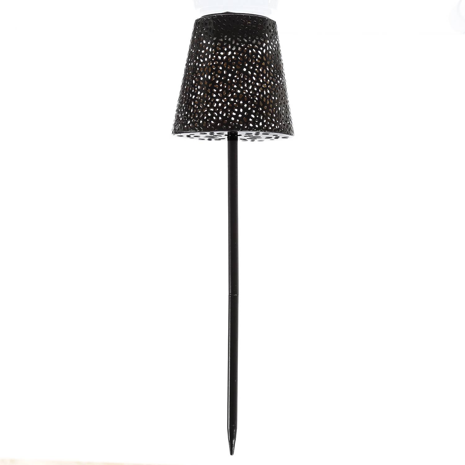 LED Solar Gartenleuchten Blumenmuster Gartenstecker Erdspieß Wegleuchte 58cm 2St