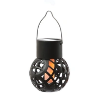 LED Solar Hängeleuchte Feuerball Garten Balkon Kugelleuchte Flammeneffekt 4St. LED Solar Hängeleuchte Feuerball Garten Balkon Kugelleuchte Flammeneffekt 4St.
