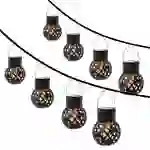 LED Solar Hängeleuchte Feuerball Garten Balkon Kugelleuchte Flammeneffekt 8St. LED Solar Hängeleuchte Feuerball Garten Balkon Kugelleuchte Flammeneffekt 8St.