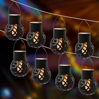 LED Solar Hängeleuchte Feuerball Garten Balkon Kugelleuchte Flammeneffekt 8St. LED Solar Hängeleuchte Feuerball Garten Balkon Kugelleuchte Flammeneffekt 8St.