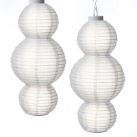 XL LED Solar Lampion H: 60cm Party Balkon Terrasse Garten Deko Sensor 2 Stück XL LED Solar Lampion H: 60cm Party Balkon Terrasse Garten Deko Sensor 2 Stück