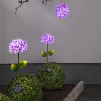 LED Solarstab Hortensie pink Gartenstecker Blume Deko Leuchte Garten Balkon Deko LED Solarstab Hortensie pink Gartenstecker Blume Deko Leuchte Garten Balkon Deko