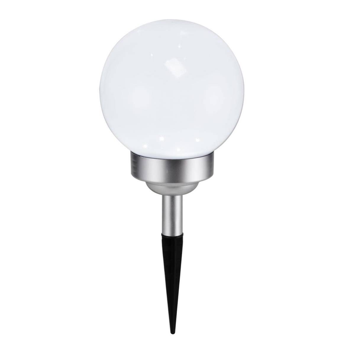 LED Solar Kugellampe 2in1 D: 15cm inkl. Clip und Erdspieß Gartenleuchte Outdoor