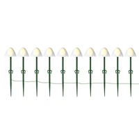 LED Solar Lichterkette Mini Pilze 10 Gartenstecker für Garten 8 Funkt. Sensor LED Solar Lichterkette Mini Pilze 10 Gartenstecker für Garten 8 Funkt. Sensor