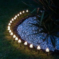 LED Solar Lichterkette Mini Pilze 10 Gartenstecker für Garten 8 Funkt. Sensor LED Solar Lichterkette Mini Pilze 10 Gartenstecker für Garten 8 Funkt. Sensor
