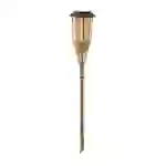 LED Solar Gartenfackel Bambus Solarfackel Terrasse Gartenbeleuchtung natur 60cm LED Solar Gartenfackel Bambus Solarfackel Terrasse Gartenbeleuchtung natur 60cm