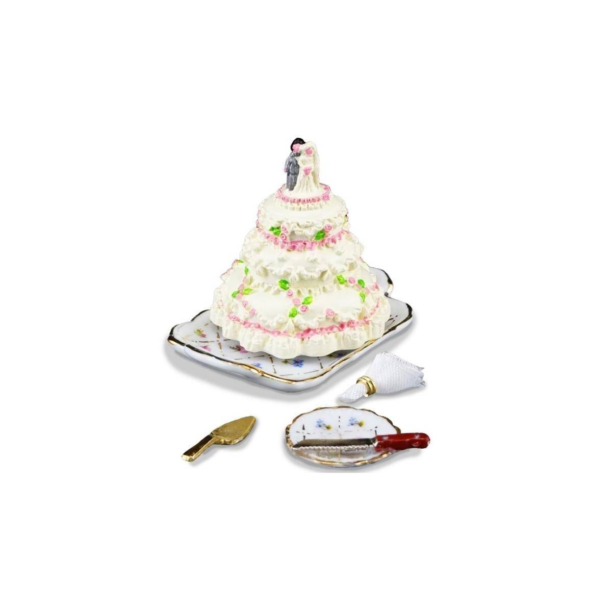 001.717/6 - Hochzeitskuchen, Miniatur