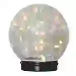 LED Solar Leuchte Kugel Bruchglas Optik Draht Lichterkette Tischleuchte Garten LED Solar Leuchte Kugel Bruchglas Optik Draht Lichterkette Tischleuchte Garten