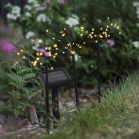 LED Solarstab FEUERWERK Gartendeko Gartenstecker LED Dämmerungssensor 3er Set LED Solarstab FEUERWERK Gartendeko Gartenstecker LED Dämmerungssensor 3er Set