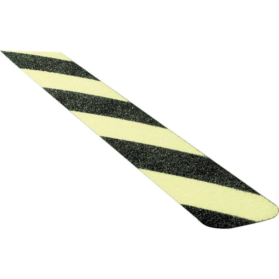 PERMALIGHT® power Antirutsch-Beläge, R13, schraffiert, Folie, selbstklebend, langnachleuchtend, 50x800mm