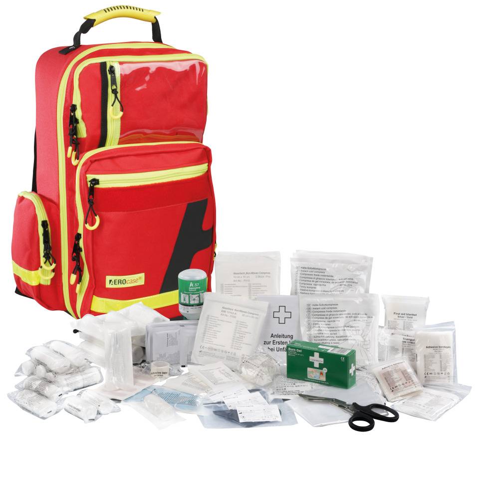 Erste-Hilfe-Rucksack PRO,K.57 Füllung ASR A4.3 plus Ausstatt. Metallverarbeitung