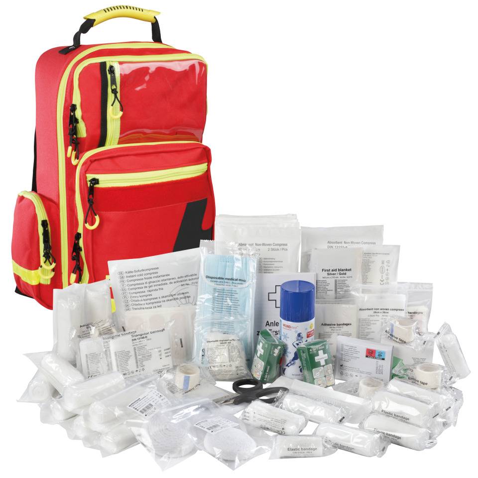 Erste-Hilfe-Rucksack PRO,K.57 Füllung ASR A4.3 plus Ausstattung Elektrotechnik