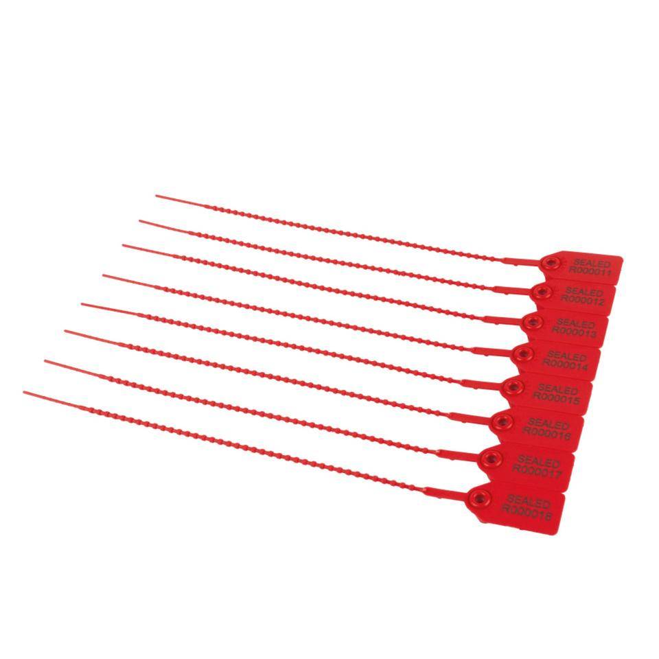 Durchziehplombe SHORT SEAL APS 250, rot, Polypropylen, 250mm, 1000/VE