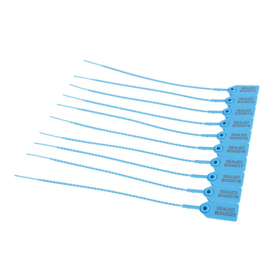 Durchziehplombe SHORT SEAL APS 250, blau, Polypropylen, 250mm, 1000/VE