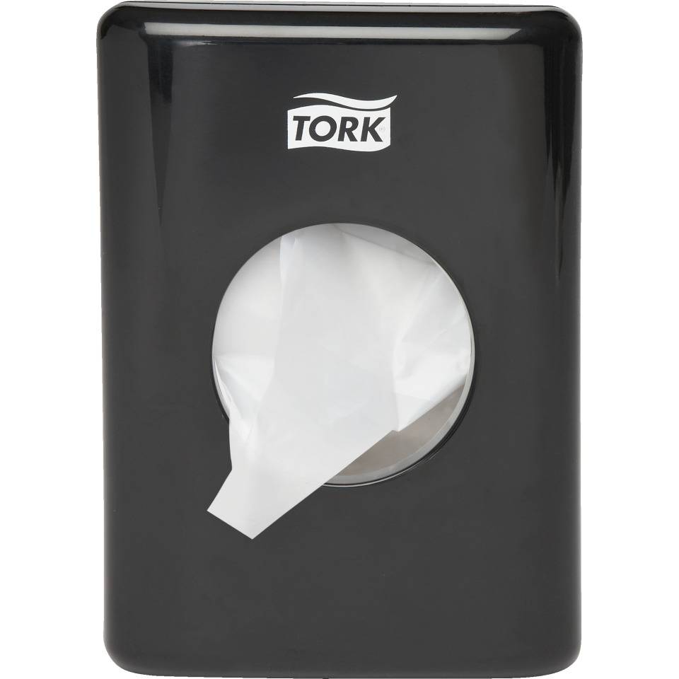 TORK Spender für Hygienebeutel Elevation Design,schwarz,Kunststoff,100x140x36mm