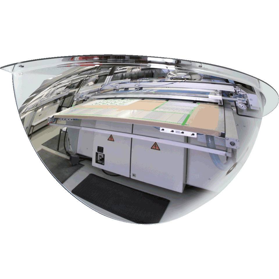 180°-Spiegel, Acrylglas, gewölbt, schlagfest, 1/2 Ø 800mm