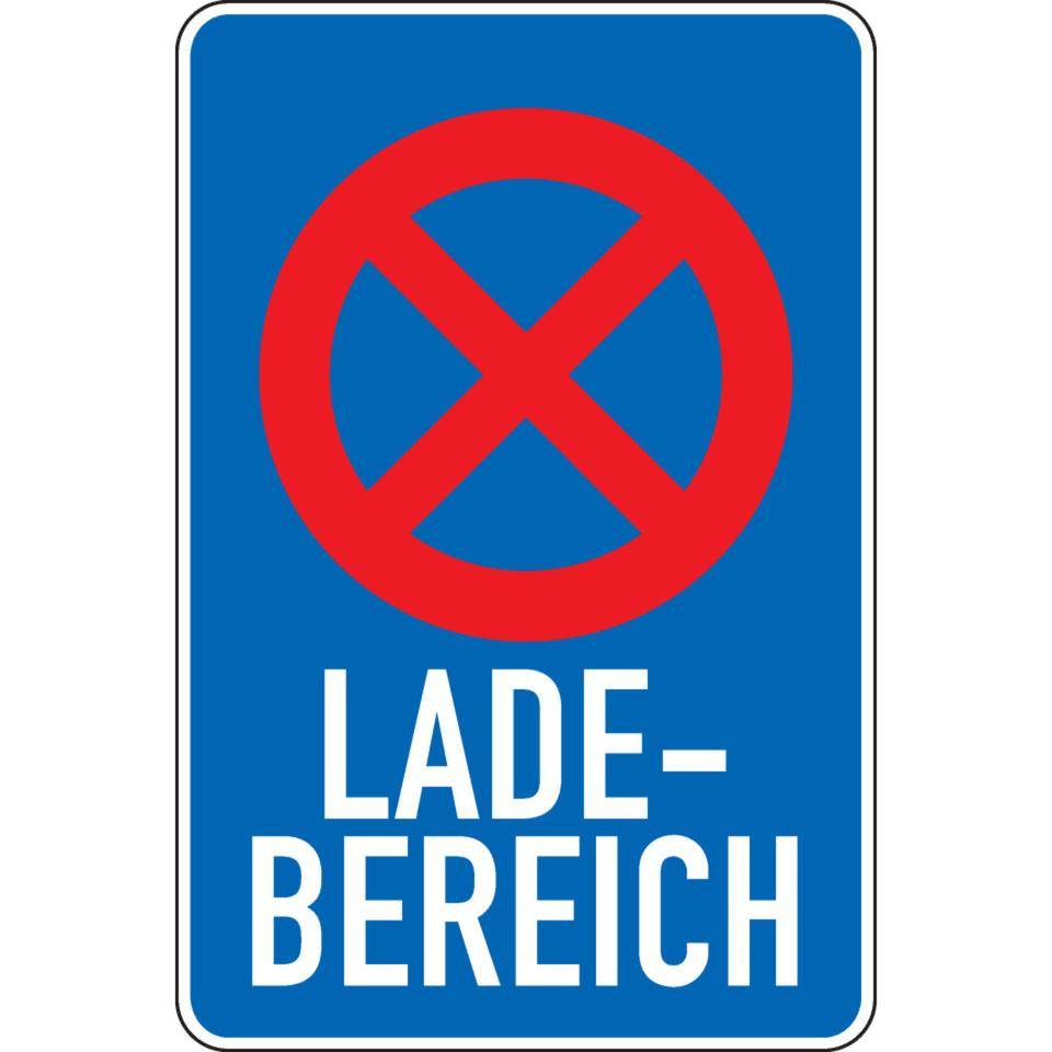 Verkehrszeichen Ladebereich, Nr.230, Aluminium RA1, reflektierend, 600x900mm