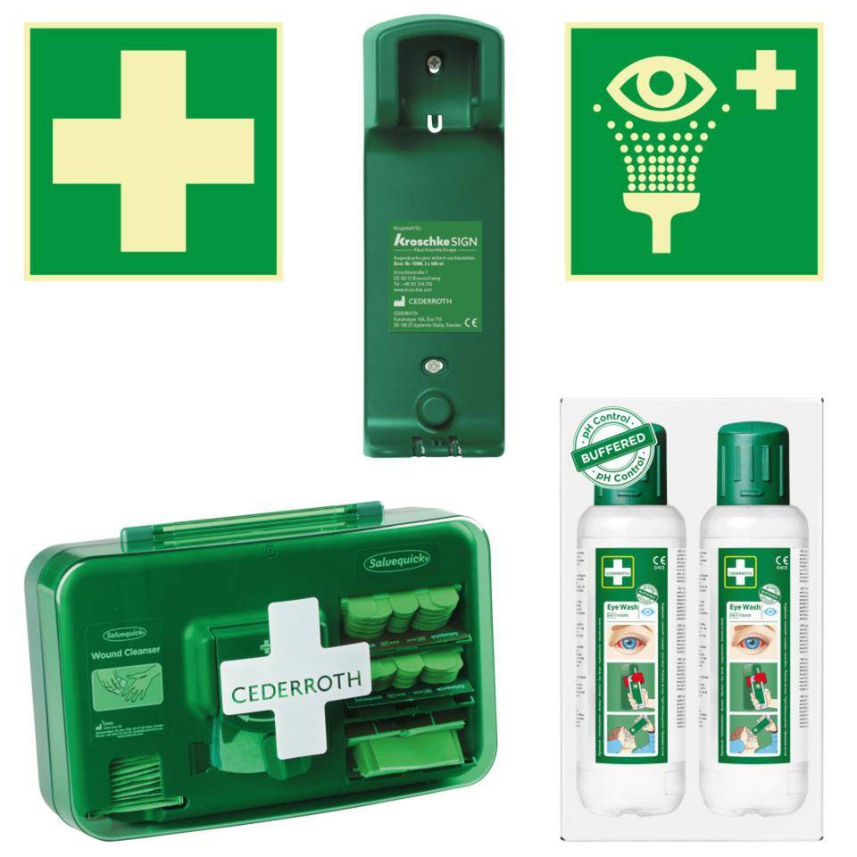 Vorteils-Set CEDERROTH mit Pflasterspender Plus, mit Wandhalterungen