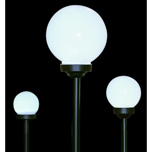 BLULAXA Solar LED-Gartenleuchte, Ø 25 cm, IP44, weiß BLULAXA Solar LED-Gartenleuchte, Ø 25 cm, IP44, weiß