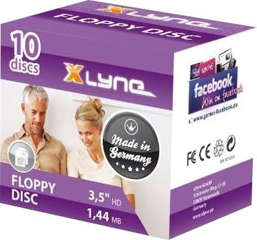 XLYNE Diskette 9010000 10er Pack schwarz