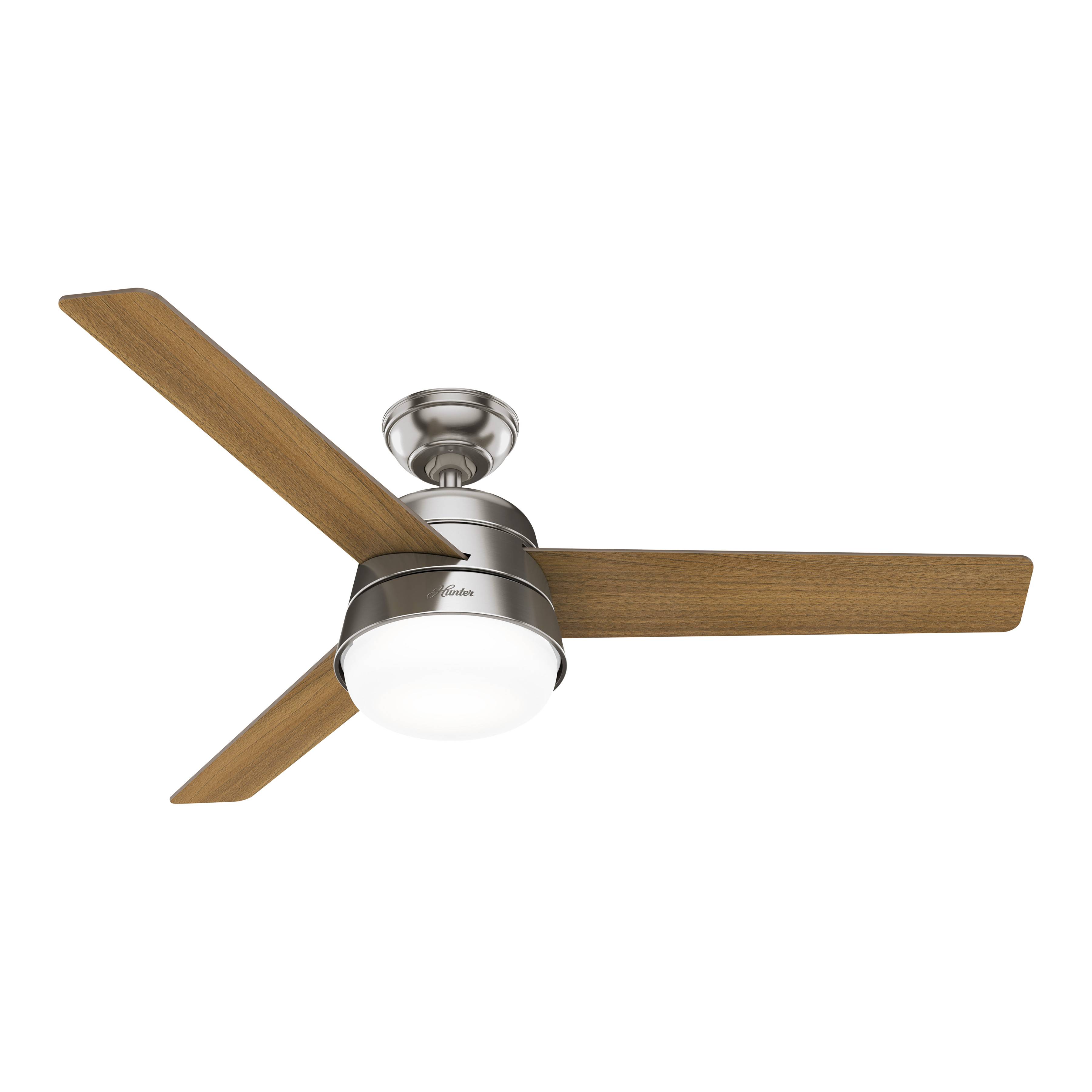 Deckenventilator Finley L Nickel mit Licht & Fernbedienung