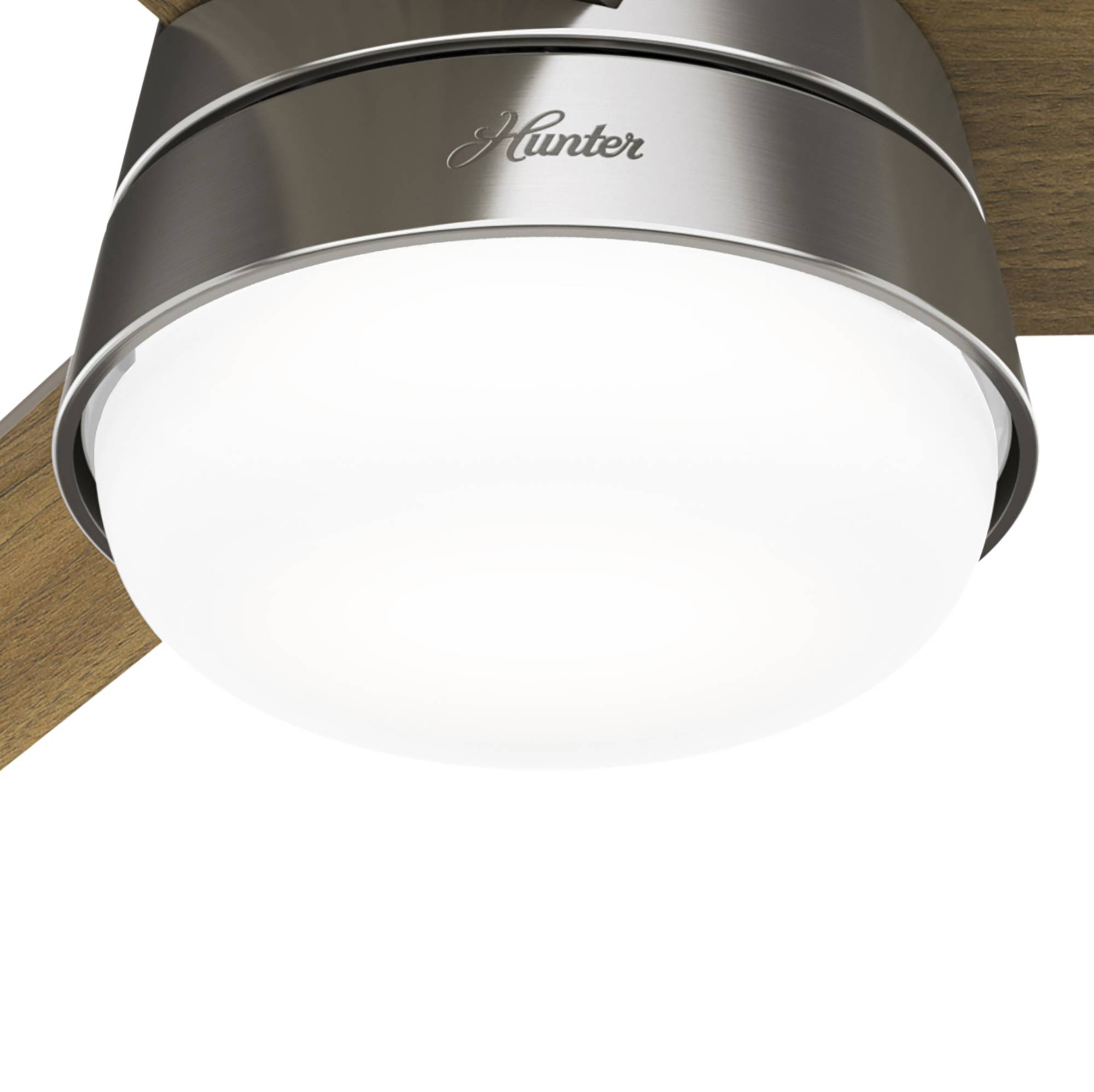 Deckenventilator Finley L Nickel mit Licht & Fernbedienung