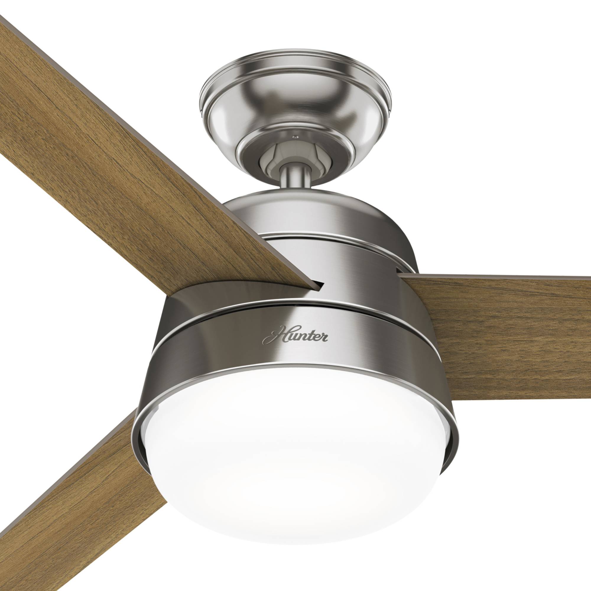 Deckenventilator Finley L Nickel mit Licht & Fernbedienung