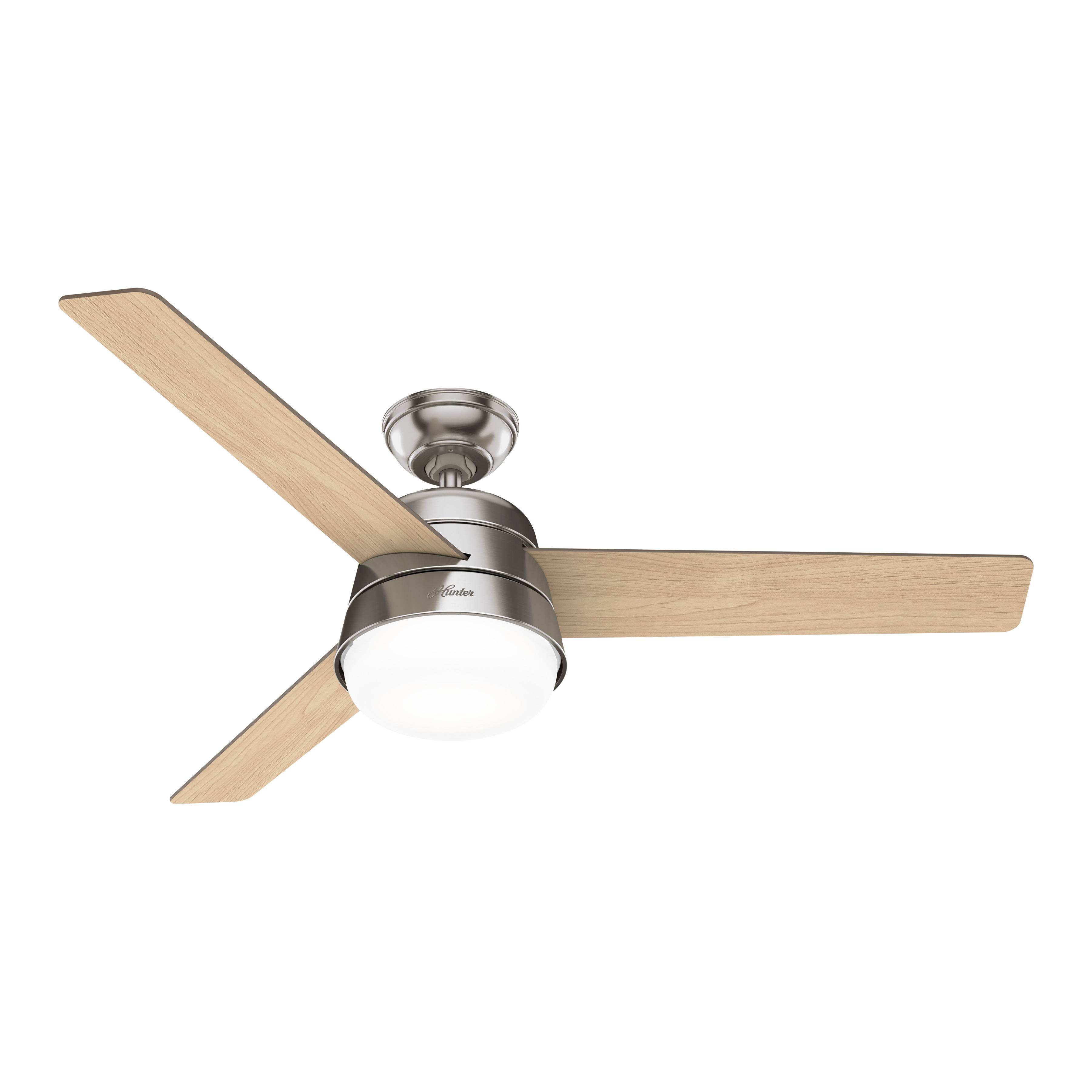 Deckenventilator Finley L Nickel mit Licht & Fernbedienung