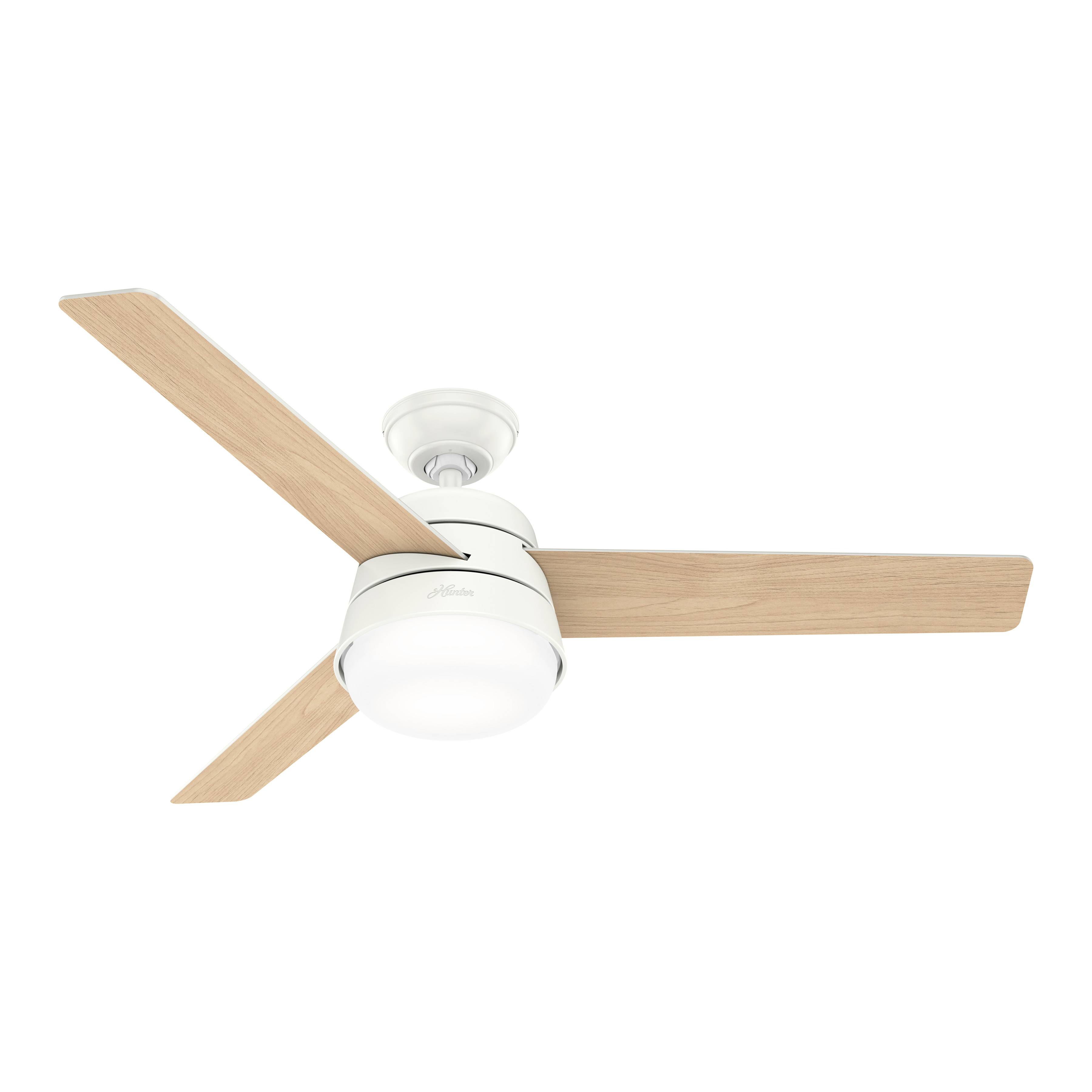 Deckenventilator Finley L Weiß mit Licht & Fernbedienung