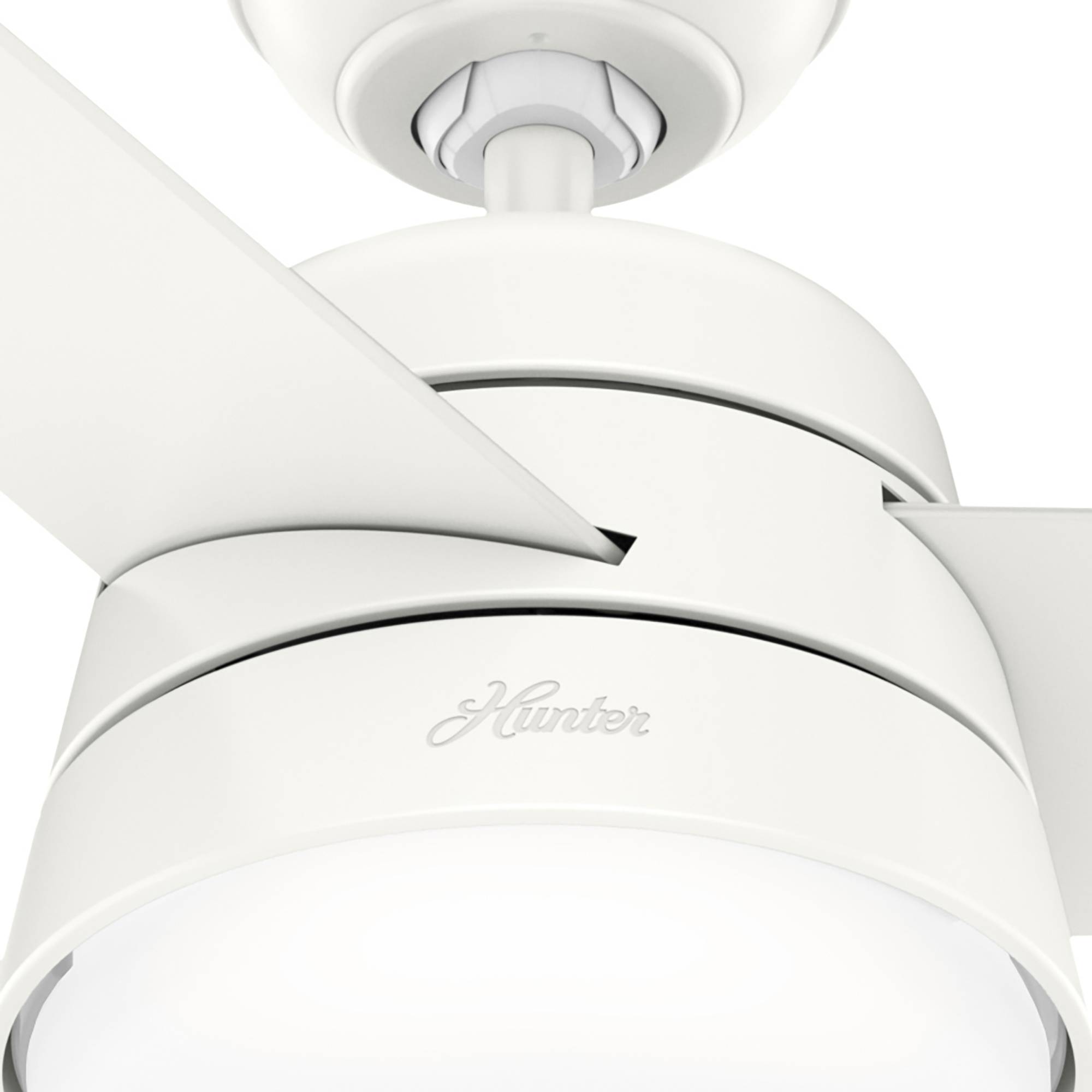 Deckenventilator Finley L Weiß mit Licht & Fernbedienung