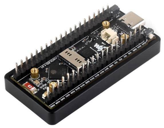 Waveshare ESP32 S3 Mikrocontroller, 240 MHz, 16 MB Flash, Wi-Fi, BT5, 1.91 Zoll AMOLED Display - Display: Touchscreen - Ausführung: mit Header