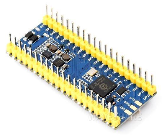 Waveshare RP2350-LCD-0.96 Mikrocontroller, 0.96" LCD, ARM/RISC-V, 26 GPIO, 4MB Flash, mit Header