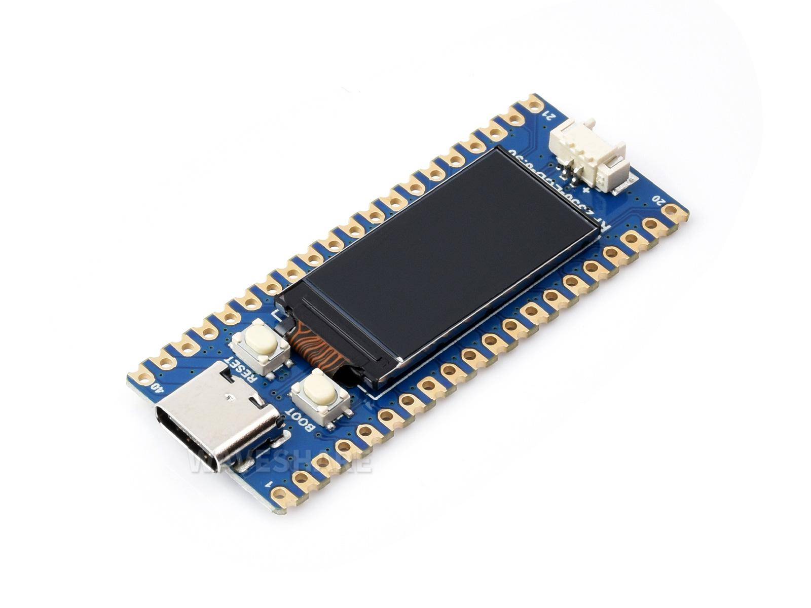 Waveshare RP2350-LCD-0.96 Mikrocontroller, 0.96" LCD, ARM/RISC-V, 26 GPIO, 4MB Flash, ohne Header