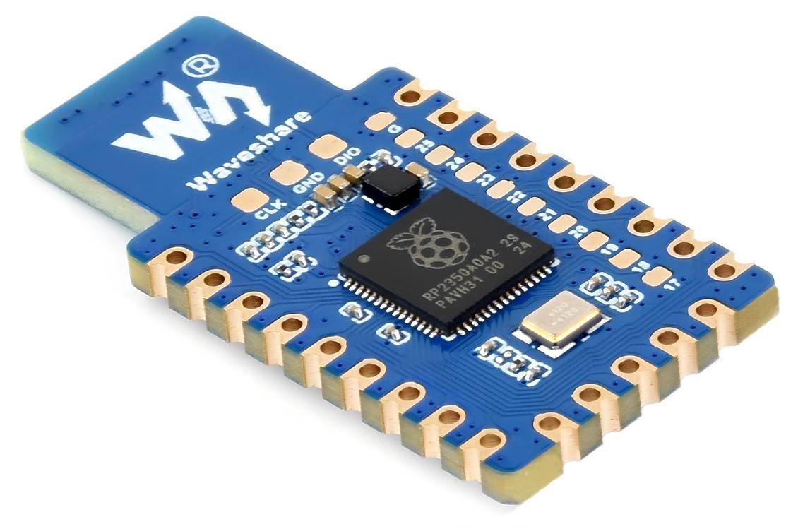 Waveshare RP2350-One, Dual-Core ARM Cortex-M33, Hazard 3 RISC-V, 4MB Flash, 520KB SRAM, 150 MHz