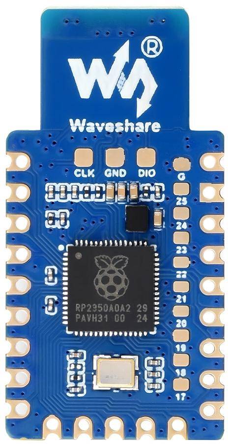 Waveshare RP2350-One, Dual-Core ARM Cortex-M33, Hazard 3 RISC-V, 4MB Flash, 520KB SRAM, 150 MHz