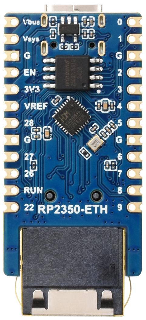 Waveshare RP2350-ETH Mini Development Board, RP2350 Ethernet Port Module, 3 RISC-V, 4 MB, 150 MHz
