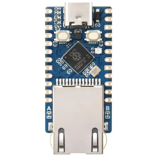 Waveshare RP2350-ETH Mini Development Board, RP2350 Ethernet Port Module, 3 RISC-V, 4 MB, 150 MHz Waveshare RP2350-ETH Mini Development Board, RP2350 Ethernet Port Module, 3 RISC-V, 4 MB, 150 MHz