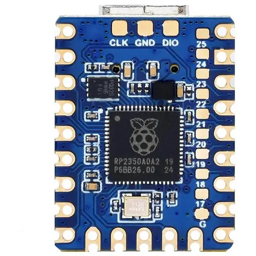 Waveshare RP2350-Zero, dual-core Arm Cortex-M33, Hazard 3 RISC-V, 520KB SRAM, 4MB Flash, USB-C - Ausführung: ohne Header Waveshare RP2350-Zero, dual-core Arm Cortex-M33, Hazard 3 RISC-V, 520KB SRAM, 4MB Flash, USB-C - Ausführung: ohne Header