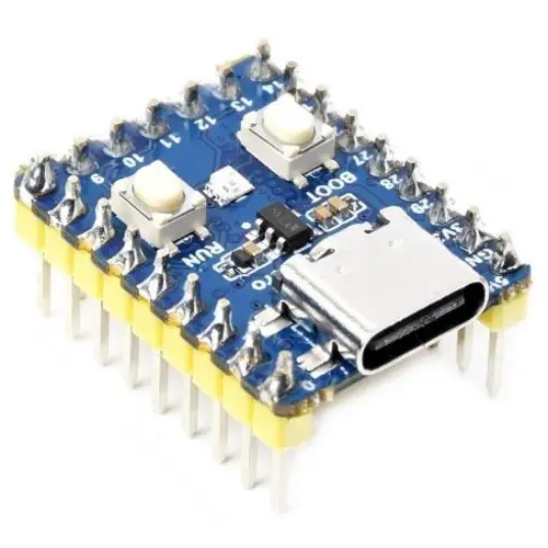 Waveshare RP2350-Zero, dual-core Arm Cortex-M33, Hazard 3 RISC-V, 520KB SRAM, 4MB Flash, USB-C - Ausführung: mit Header Waveshare RP2350-Zero, dual-core Arm Cortex-M33, Hazard 3 RISC-V, 520KB SRAM, 4MB Flash, USB-C - Ausführung: mit Header