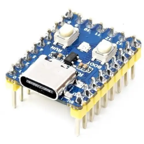 Waveshare RP2350-Zero, dual-core Arm Cortex-M33, Hazard 3 RISC-V, 520KB SRAM, 4MB Flash, USB-C - Ausführung: mit Header Waveshare RP2350-Zero, dual-core Arm Cortex-M33, Hazard 3 RISC-V, 520KB SRAM, 4MB Flash, USB-C - Ausführung: mit Header