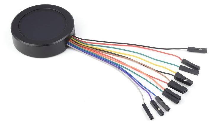 Waveshare RP2350-Touch-LCD, 1.28 Zoll Touchdisplay, Dual-Core, 6 GPIO, 16MB Flash, mit Metallgehäuse