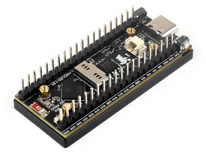 Waveshare ESP32 S3 Mikrocontroller, 240 MHz, 16 MB Flash, Wi-Fi, BT5, 1.91 Zoll AMOLED Display - Display: ohne Touch-Funktion - Ausführung: mit